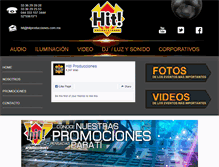 Tablet Screenshot of hitproducciones.com.mx